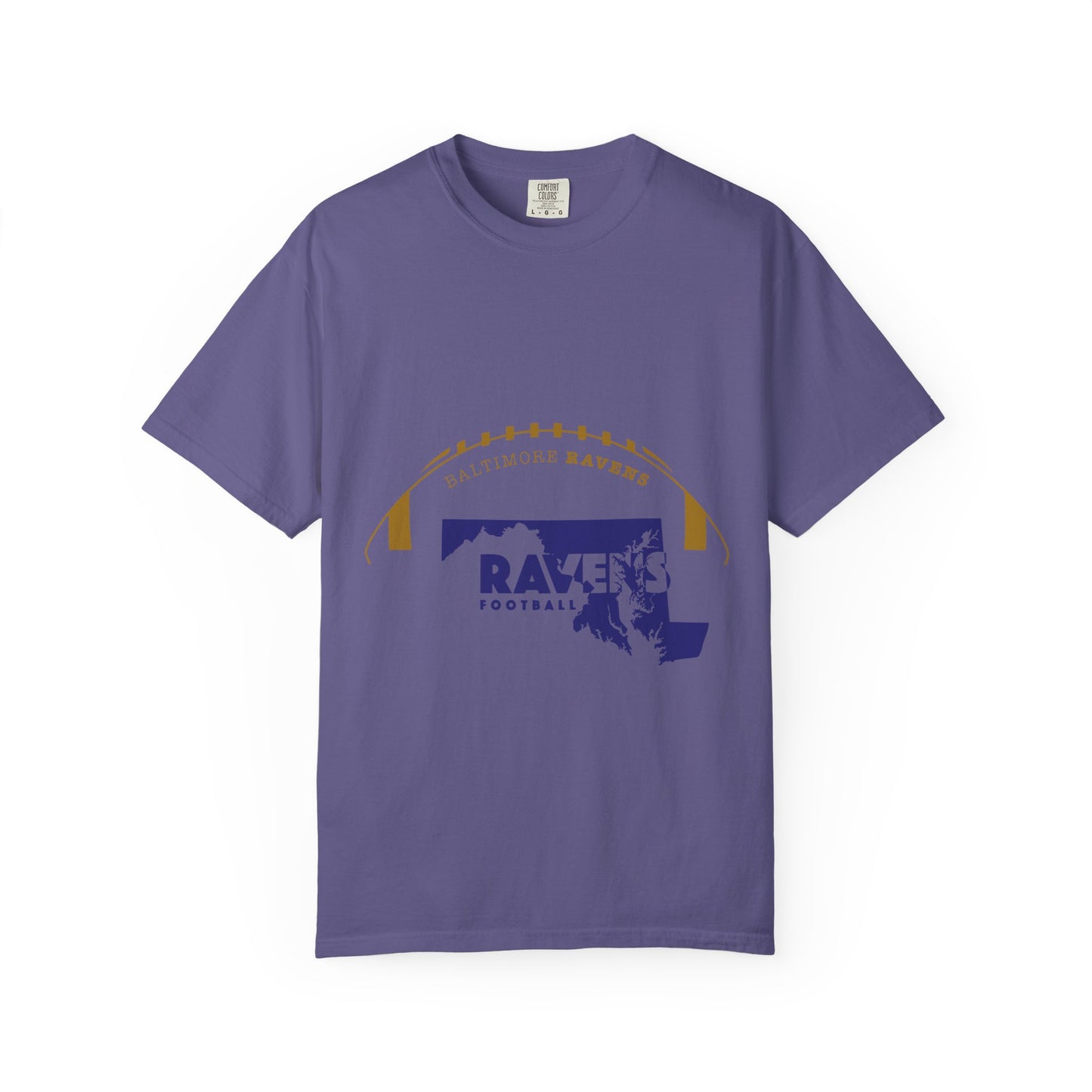 Baltimore Ravens Garment-Dyed T-Shirt - Unisex Football Fan Tee, Casual Wear, Game Day Apparel, Sports Merchandise, Birthday Gift