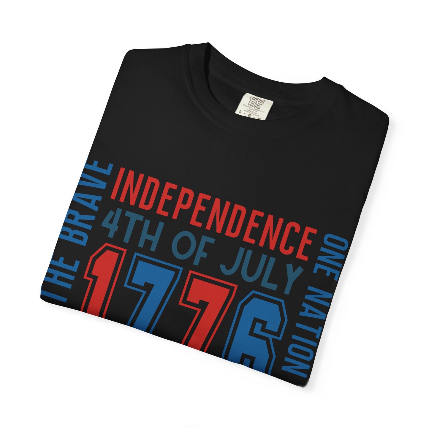 Patriotic Unisex T-Shirt - Celebrate Independence Day, Fourth of July, USA Freedom, Home of the Brave, American Pride - To Be Designs