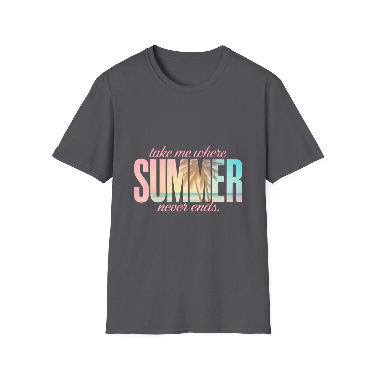 Summer Vibes Unisex Softstyle T-Shirt - Perfect for Beach Days, Vacation, Casual Wear, Gifts, Summer Parties - To Be Designs