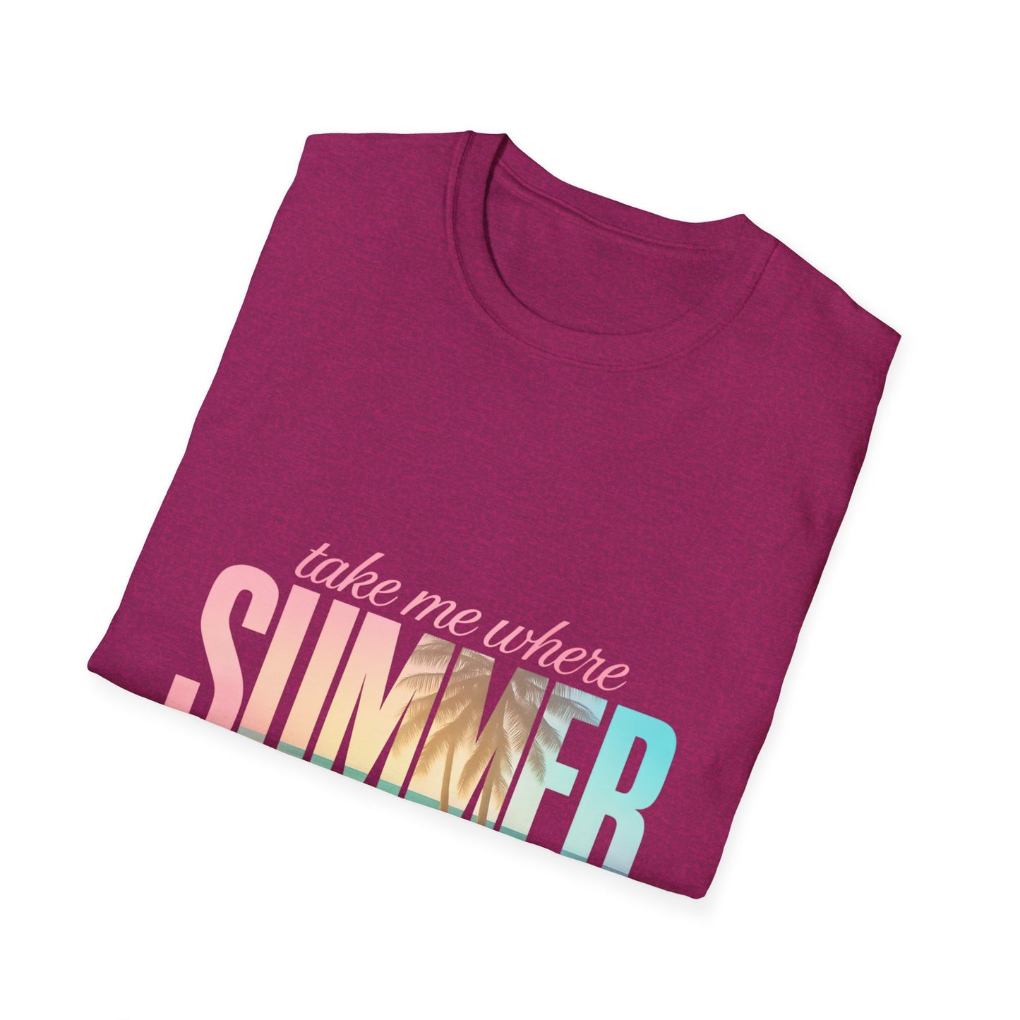 Summer Vibes Unisex Softstyle T-Shirt - Perfect for Beach Days, Vacation, Casual Wear, Gifts, Summer Parties - To Be Designs