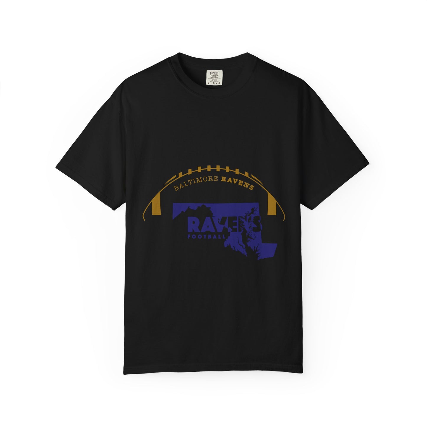 Baltimore Ravens Garment-Dyed T-Shirt - Unisex Football Fan Tee, Casual Wear, Game Day Apparel, Sports Merchandise, Birthday Gift