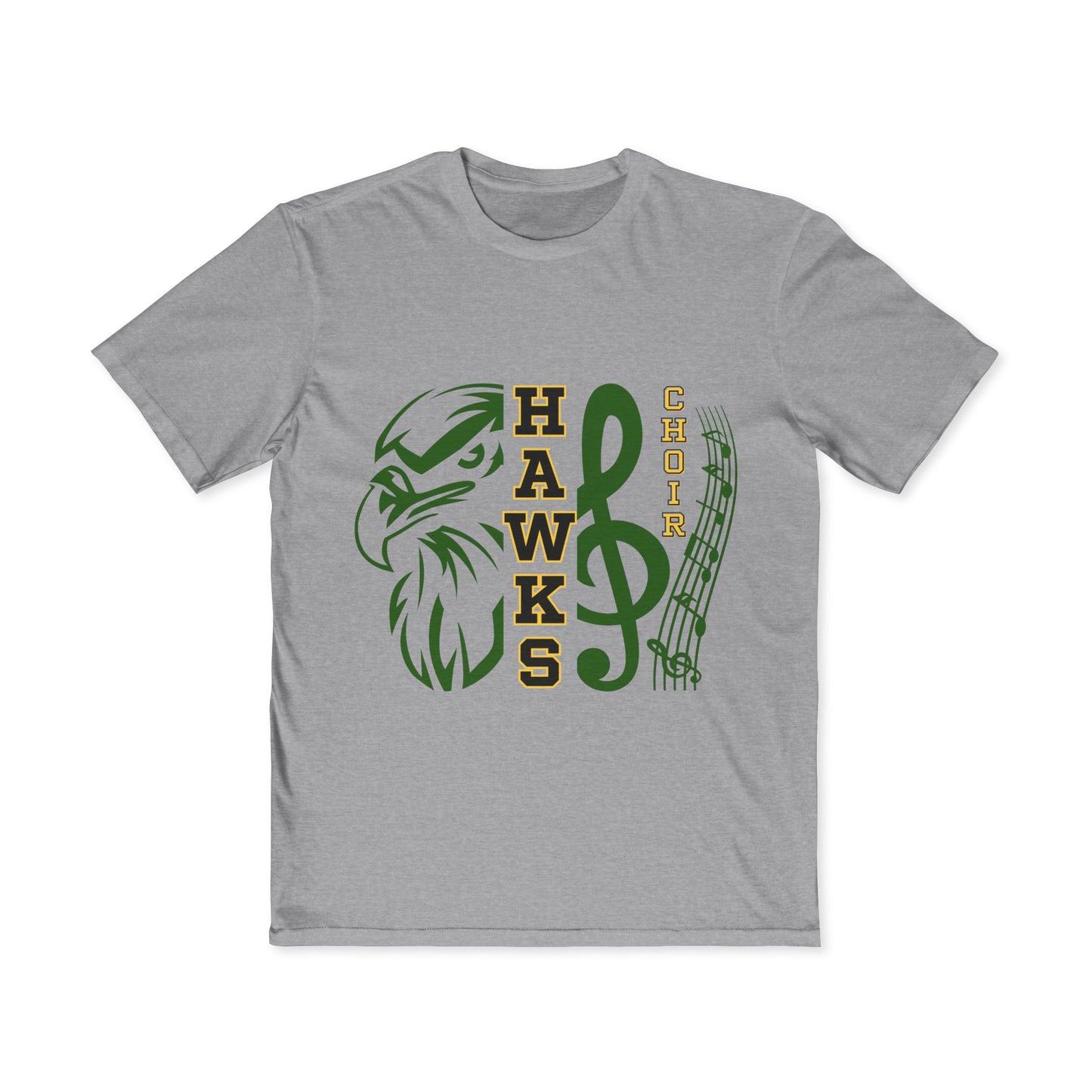 NHHS Music Choir Tee, Hawk Choir T-Shirt, Music Lover Apparel, Gift for Singers, School Spirit Shirt, Unique Music Theme Shirt