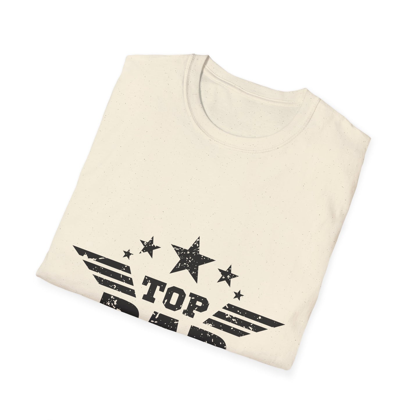 Top Dad Unisex Softstyle T-Shirt, Father's Day Gift, Casual Tee, Dad Apparel, Birthday Present, Family Gathering Wear - To Be Designs