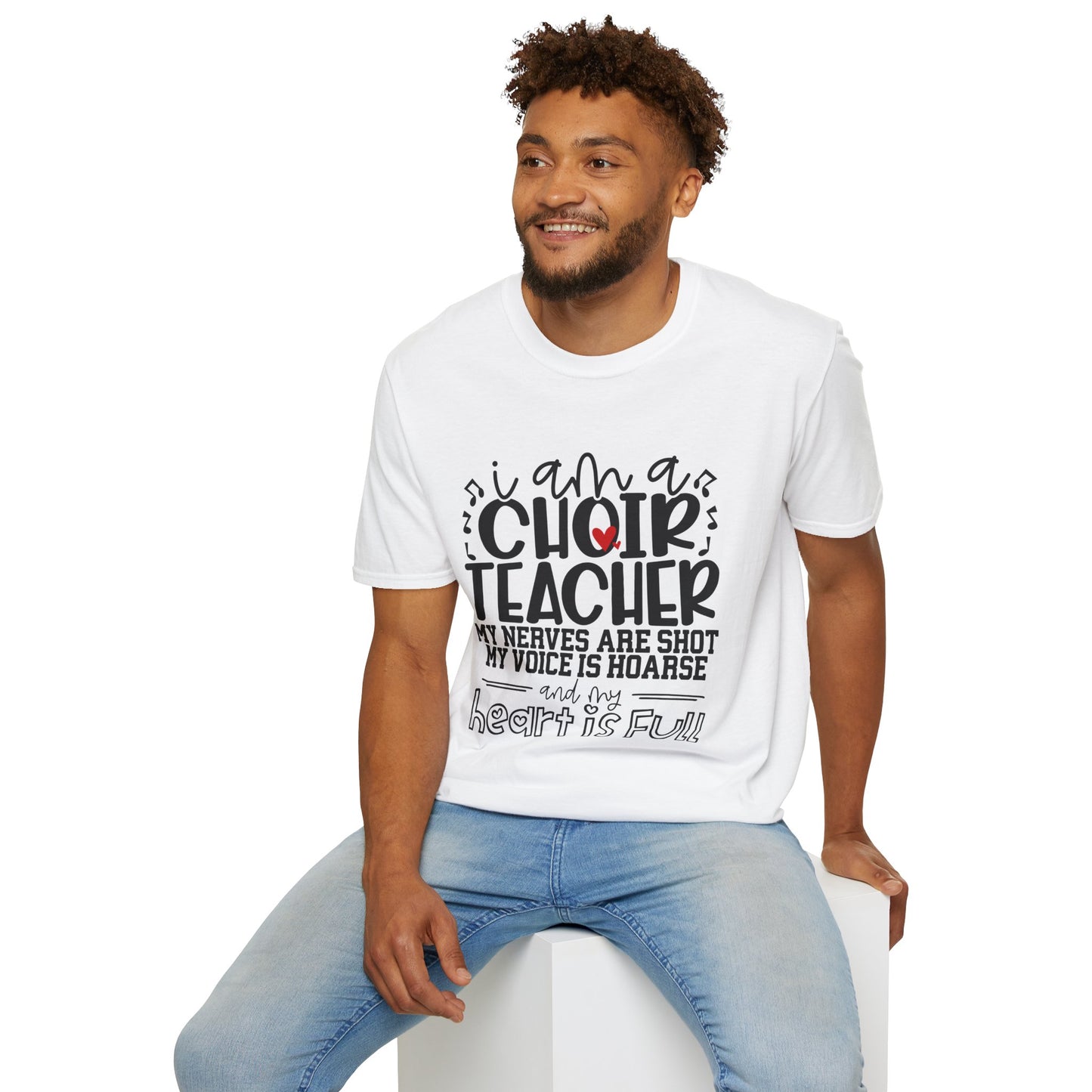 Heartfelt Choir Teacher T-Shirt, Music Educator Gift, Unisex Tee, Teacher Appreciation, Back to School, Cute and Comfy Shirt
