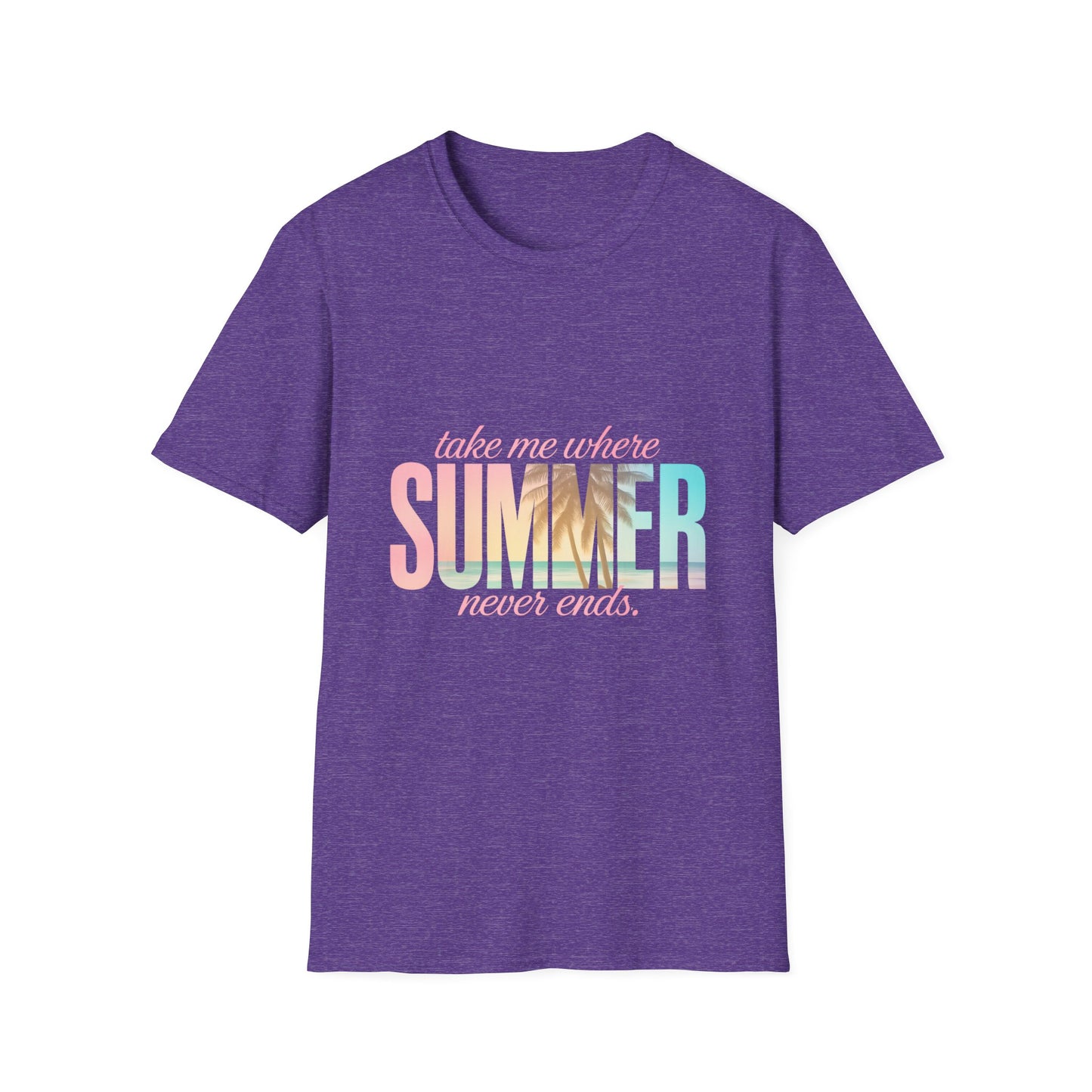 Summer Vibes Unisex Softstyle T-Shirt - Perfect for Beach Days, Vacation, Casual Wear, Gifts, Summer Parties - To Be Designs