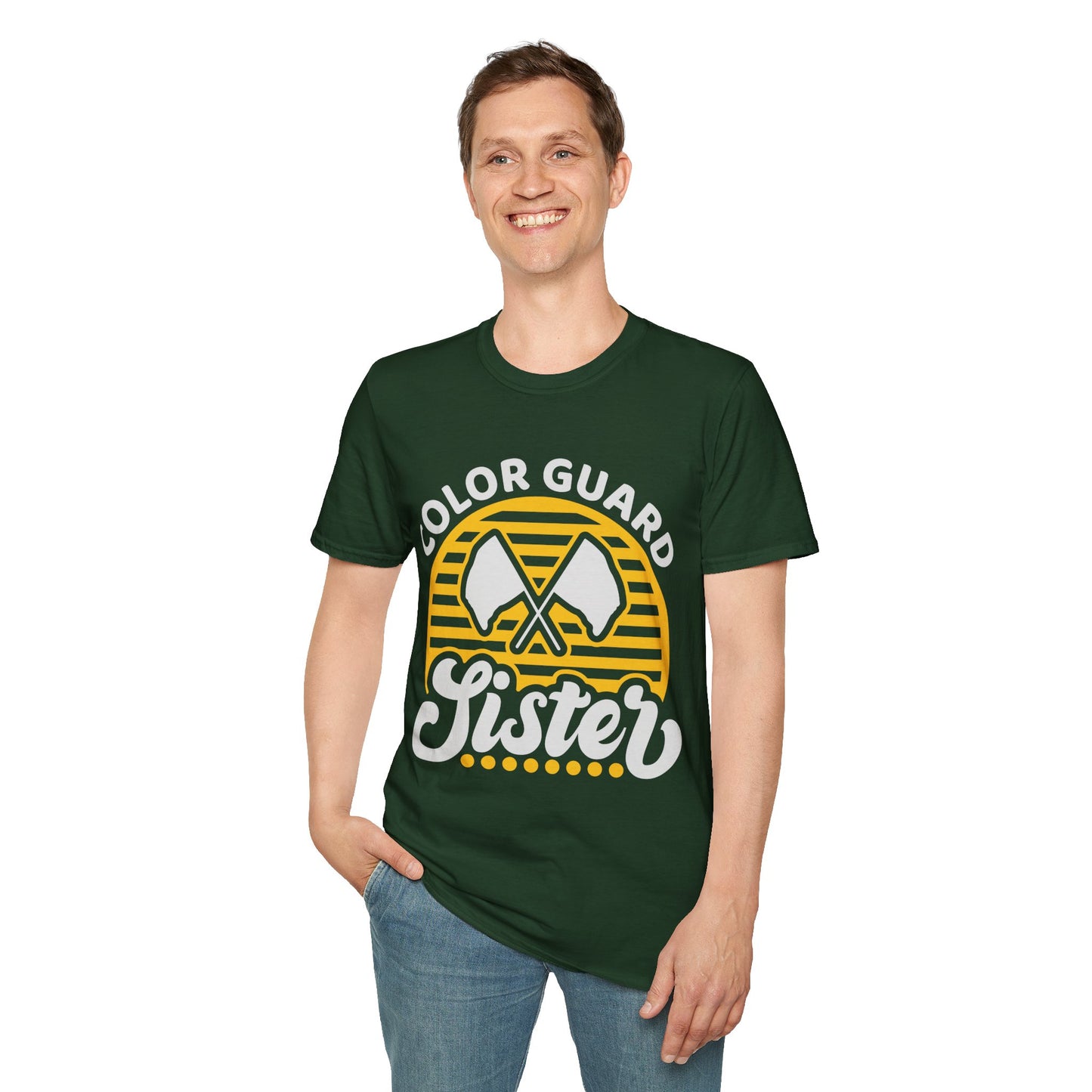 Color Guard Sister Unisex Softstyle T-Shirt