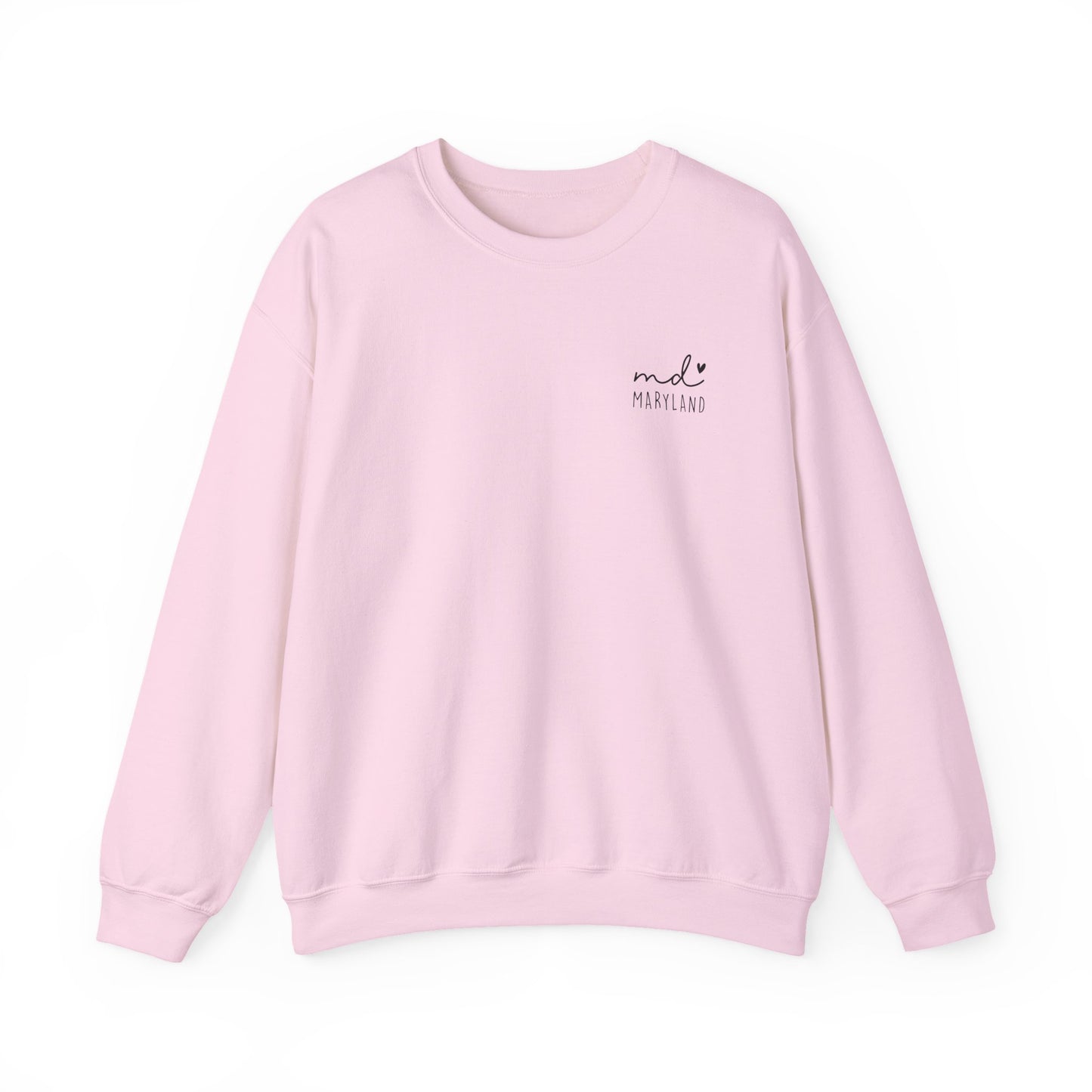 Maryland MD Cozy Unisex Crewneck Sweatshirt, Comfy Layering Piece, Perfect Gift for Friends, Relaxed Style for Every Season, Casual Sweat