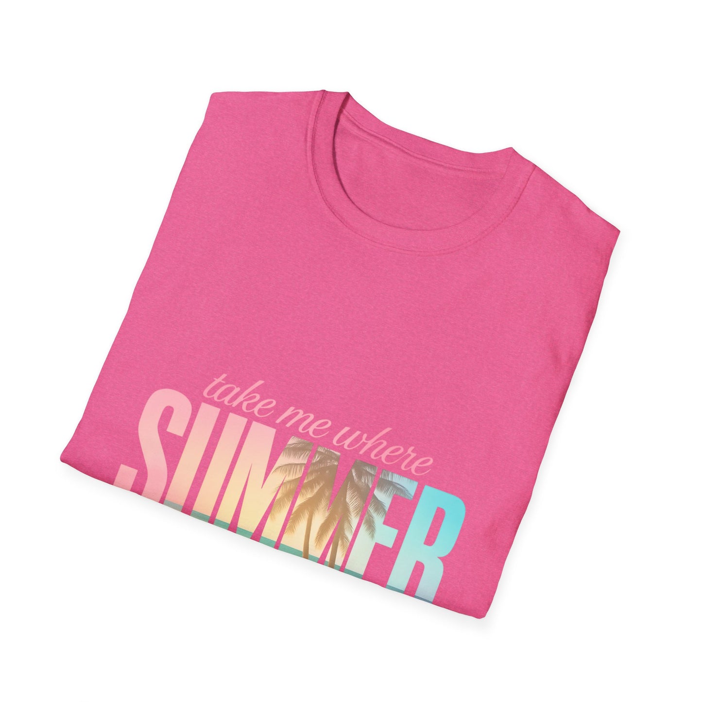 Summer Vibes Unisex Softstyle T-Shirt - Perfect for Beach Days, Vacation, Casual Wear, Gifts, Summer Parties - To Be Designs