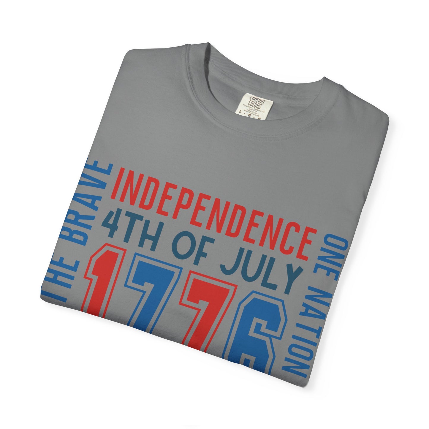 Patriotic Unisex T-Shirt - Celebrate Independence Day, Fourth of July, USA Freedom, Home of the Brave, American Pride - To Be Designs