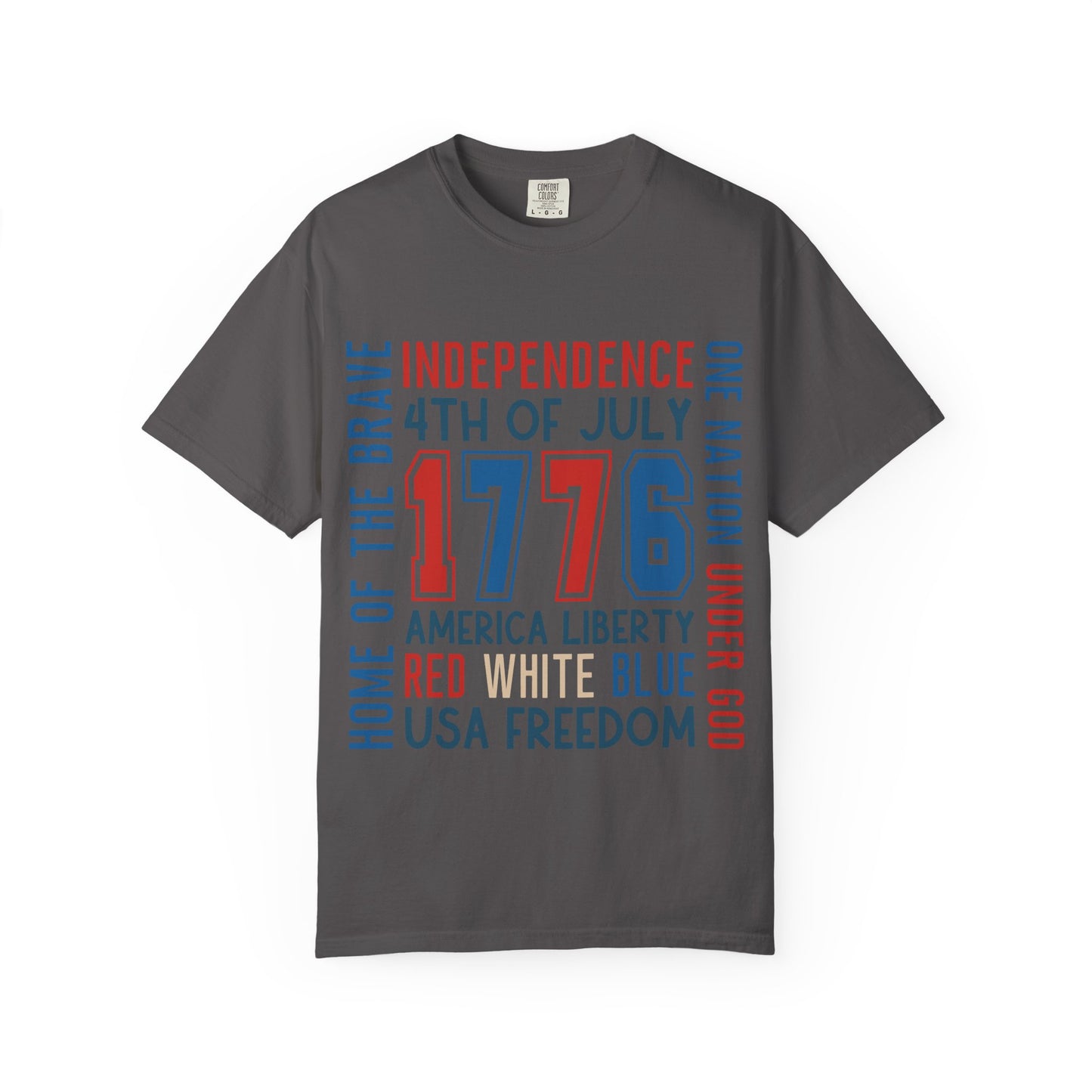Patriotic Unisex T-Shirt - Celebrate Independence Day, Fourth of July, USA Freedom, Home of the Brave, American Pride - To Be Designs