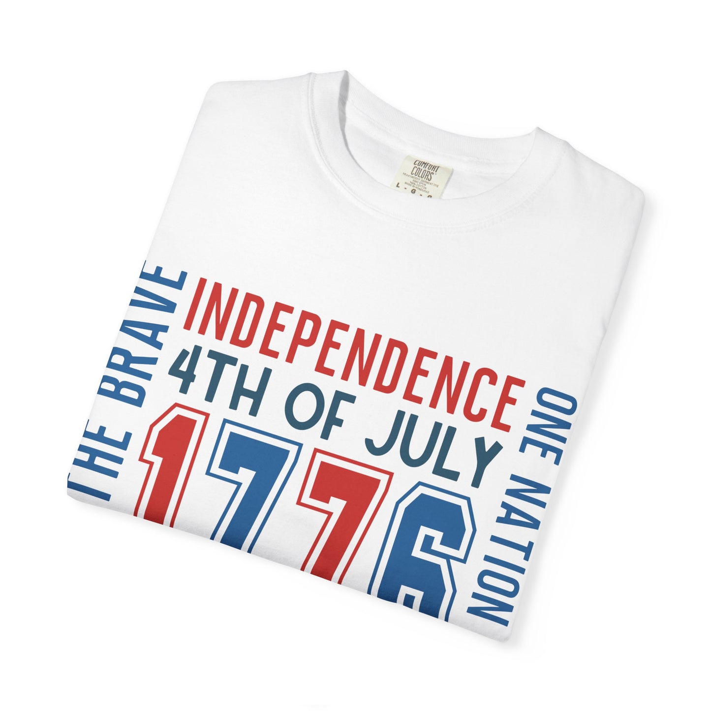Patriotic Unisex T-Shirt - Celebrate Independence Day, Fourth of July, USA Freedom, Home of the Brave, American Pride - To Be Designs