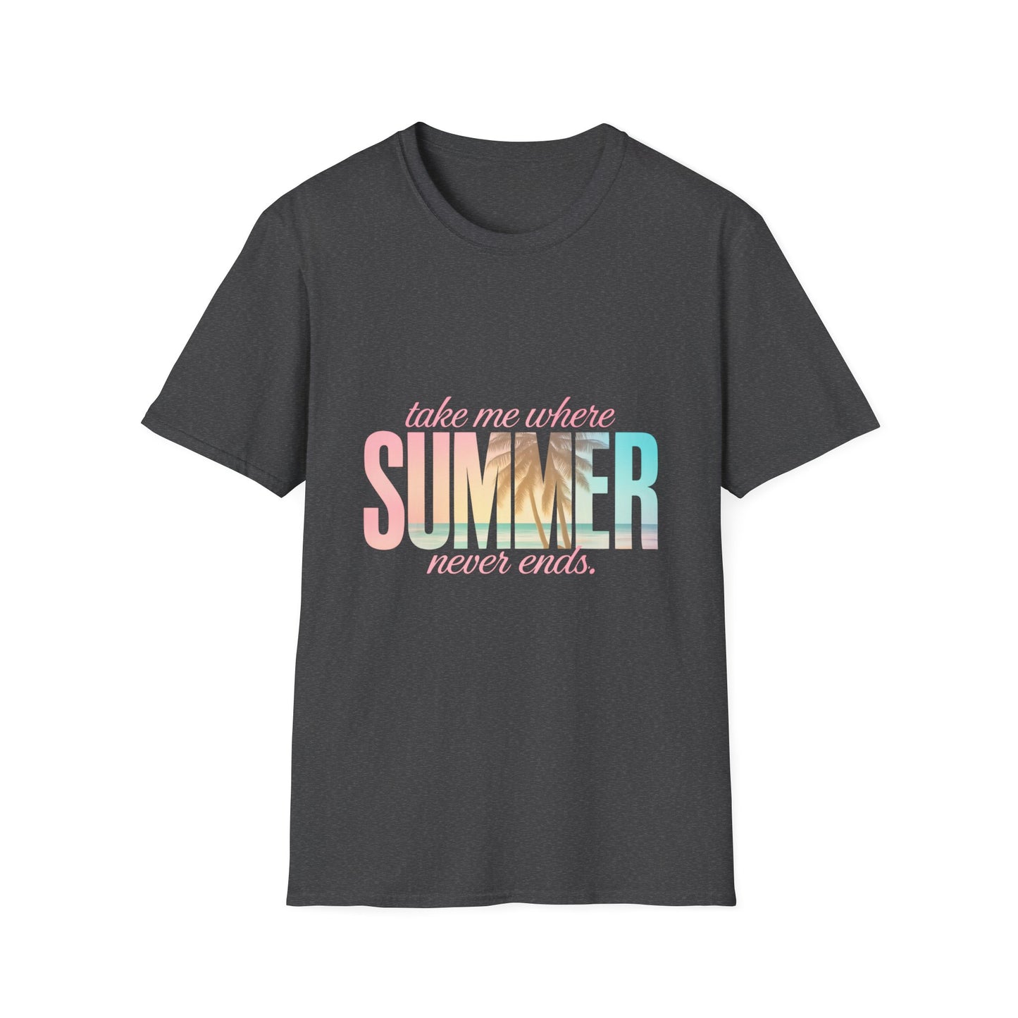 Summer Vibes Unisex Softstyle T-Shirt - Perfect for Beach Days, Vacation, Casual Wear, Gifts, Summer Parties - To Be Designs