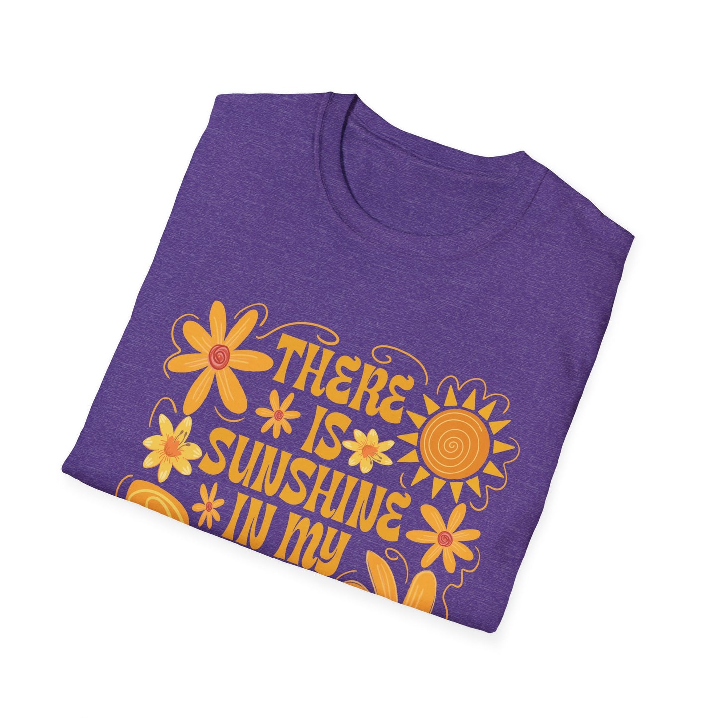 Sunshine in My Soul T-Shirt, Bright Floral Tee, Inspirational Shirt, Gift for Friend, Summer Outfit, Casual Wear - To Be Designs