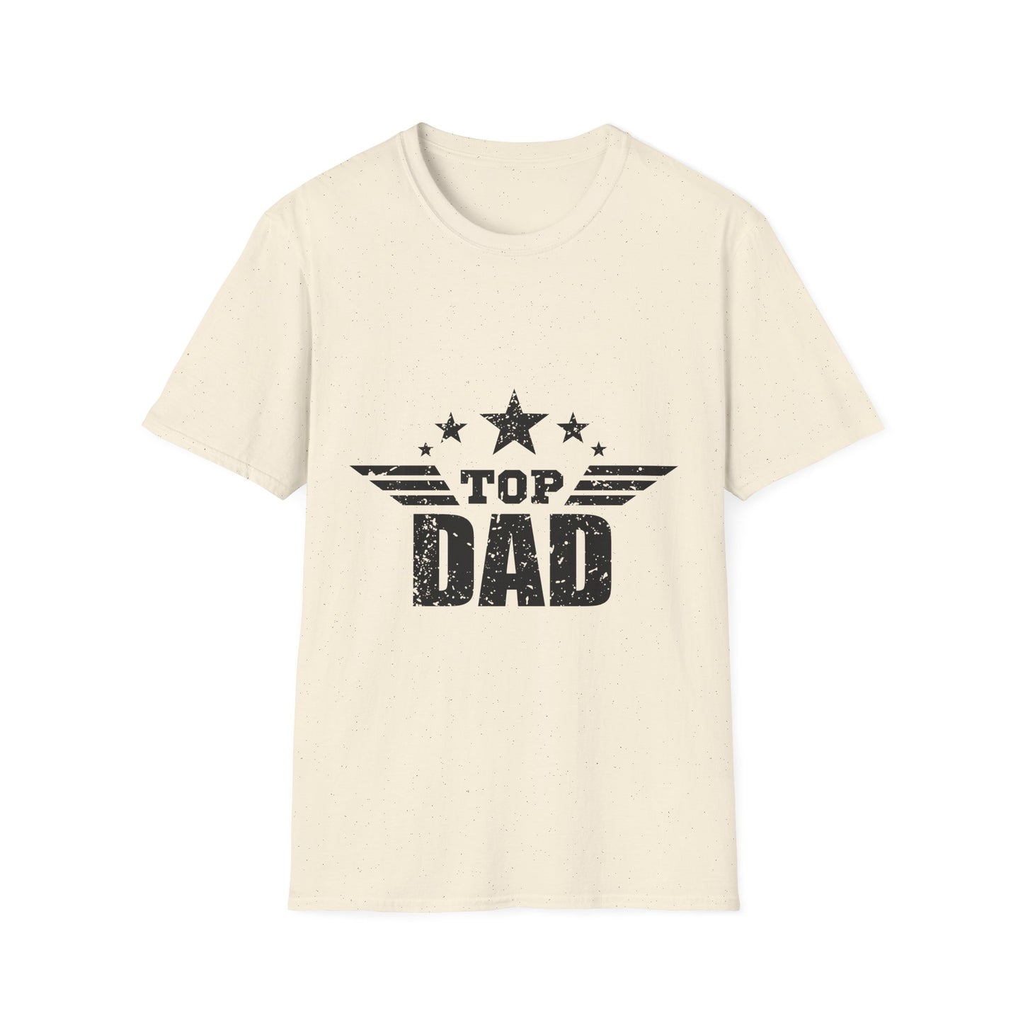Top Dad Unisex Softstyle T-Shirt, Father's Day Gift, Casual Tee, Dad Apparel, Birthday Present, Family Gathering Wear - To Be Designs