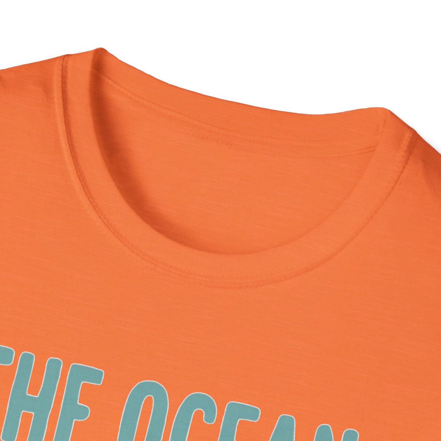 Ocean Calling Unisex Softstyle T-Shirt, Sea Turtle Tee, Beach Lover Shirt, Gift for Ocean Enthusiasts, Summer Clothing - To Be Designs