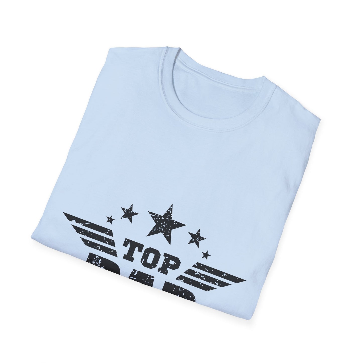 Top Dad Unisex Softstyle T-Shirt, Father's Day Gift, Casual Tee, Dad Apparel, Birthday Present, Family Gathering Wear - To Be Designs