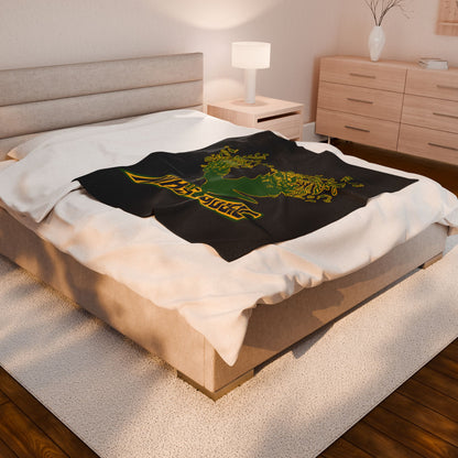 NHHS Music Plush Blanket, Cozy Throw for Music Lovers, Soft Velvet Blanket, Warm Gift for Musicians, Perfect for Home Decor