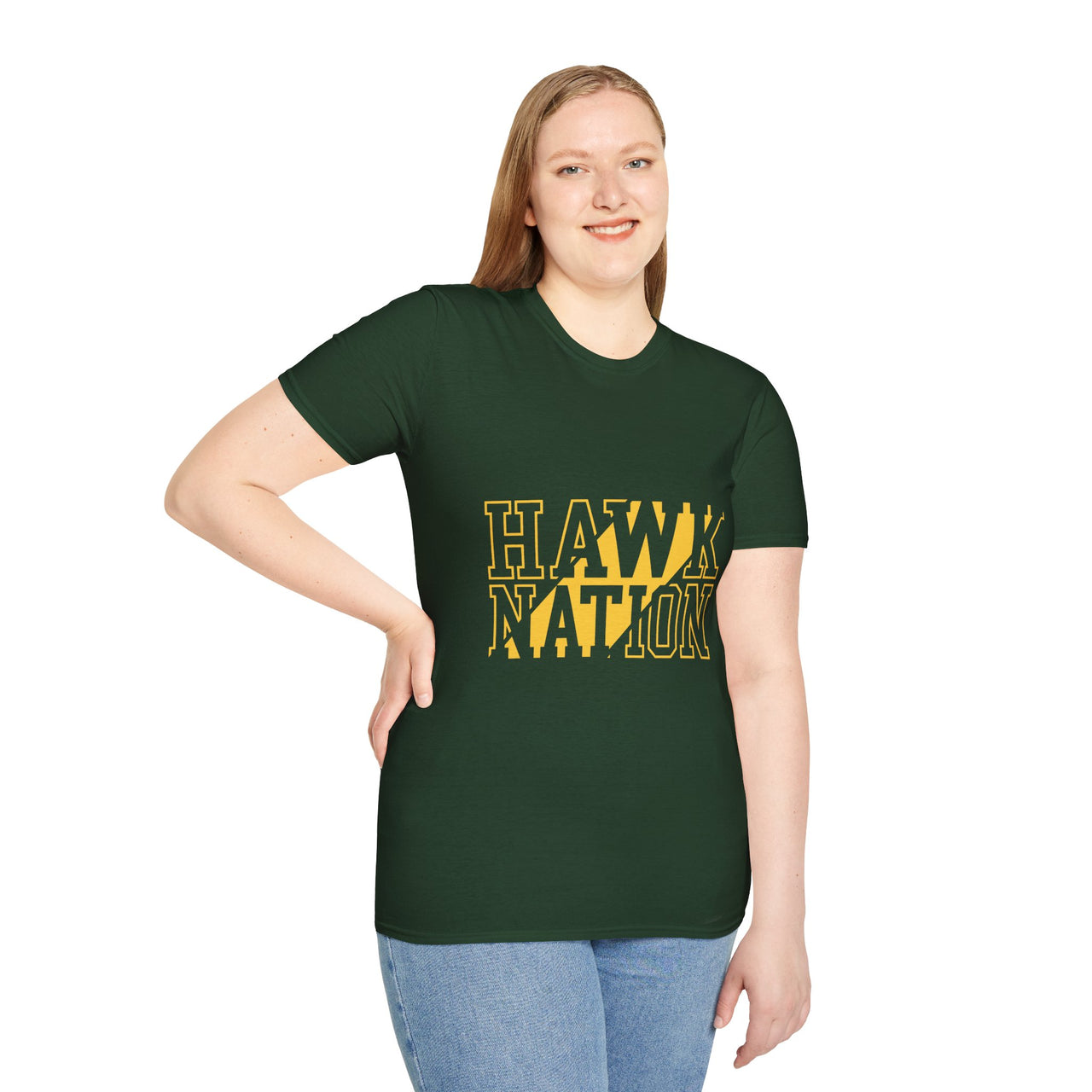 Hawk Nation - Unisex Softstyle T-Shirt