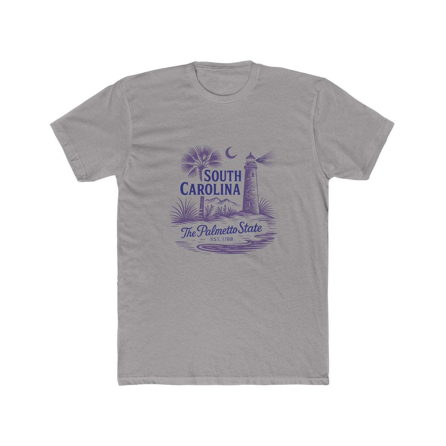 South Carolina Unisex Cotton Crew Tee, Beachwear, Souvenir Shirt, Travel Apparel, Vacation Gift, State Pride T-Shirt