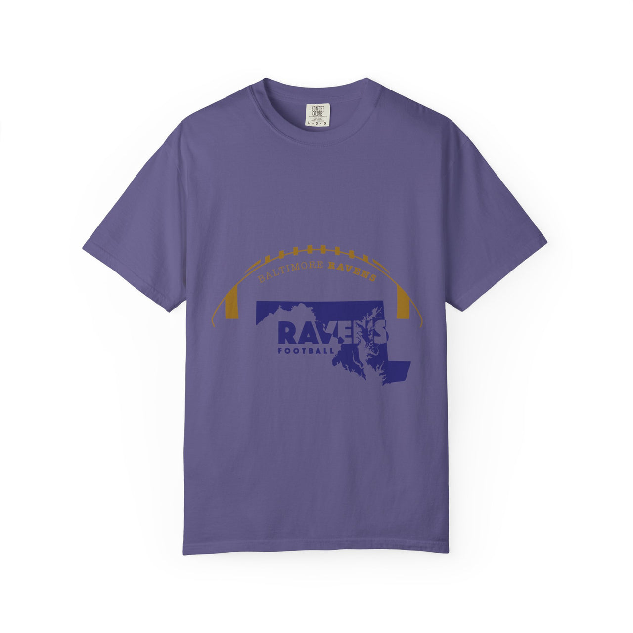 Baltimore Ravens Garment-Dyed T-Shirt - Unisex Football Fan Tee, Casual Wear, Game Day Apparel, Sports Merchandise, Birthday Gift