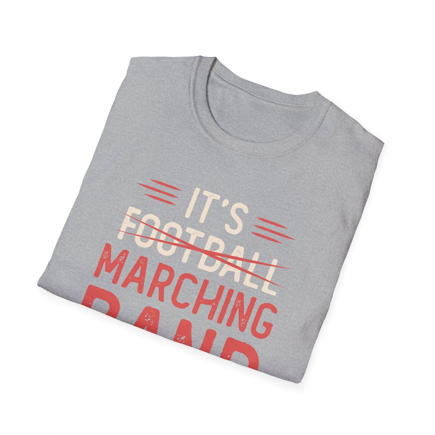 Marching Band Season Unisex T-Shirt, Softstyle Tee, Music Lover Gift, Band Member Apparel, Back to School, Football Season Tee