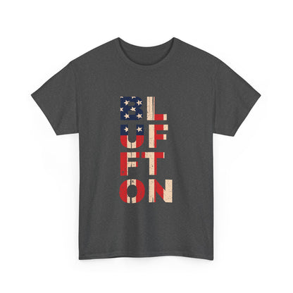 Bluffton South Carolina, Patriotic Unisex Heavy Cotton Tee, Casual Wear, Gift for Independence Day, Everyday Fashion, USA Pride Shirt
