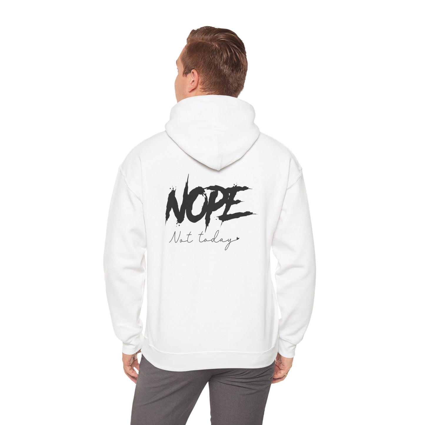 Trendy Unisex Hoodie with ‘NOPE Not Today’ Design, Stylish Casual Wear, Cozy Gift for Her or Him, Perfect for Everyday Comfort, Ideal [...] - To Be Designs