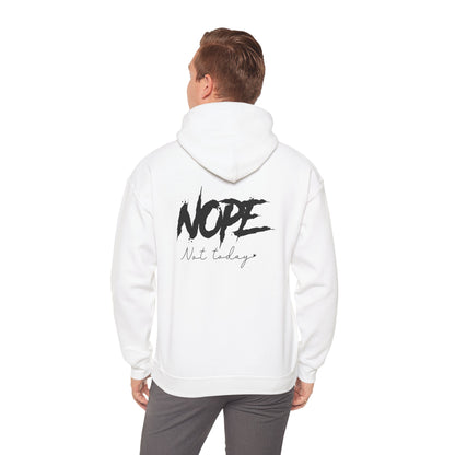 Trendy Unisex Hoodie with ‘NOPE Not Today’ Design, Stylish Casual Wear, Cozy Gift for Her or Him, Perfect for Everyday Comfort, Ideal [...] - To Be Designs