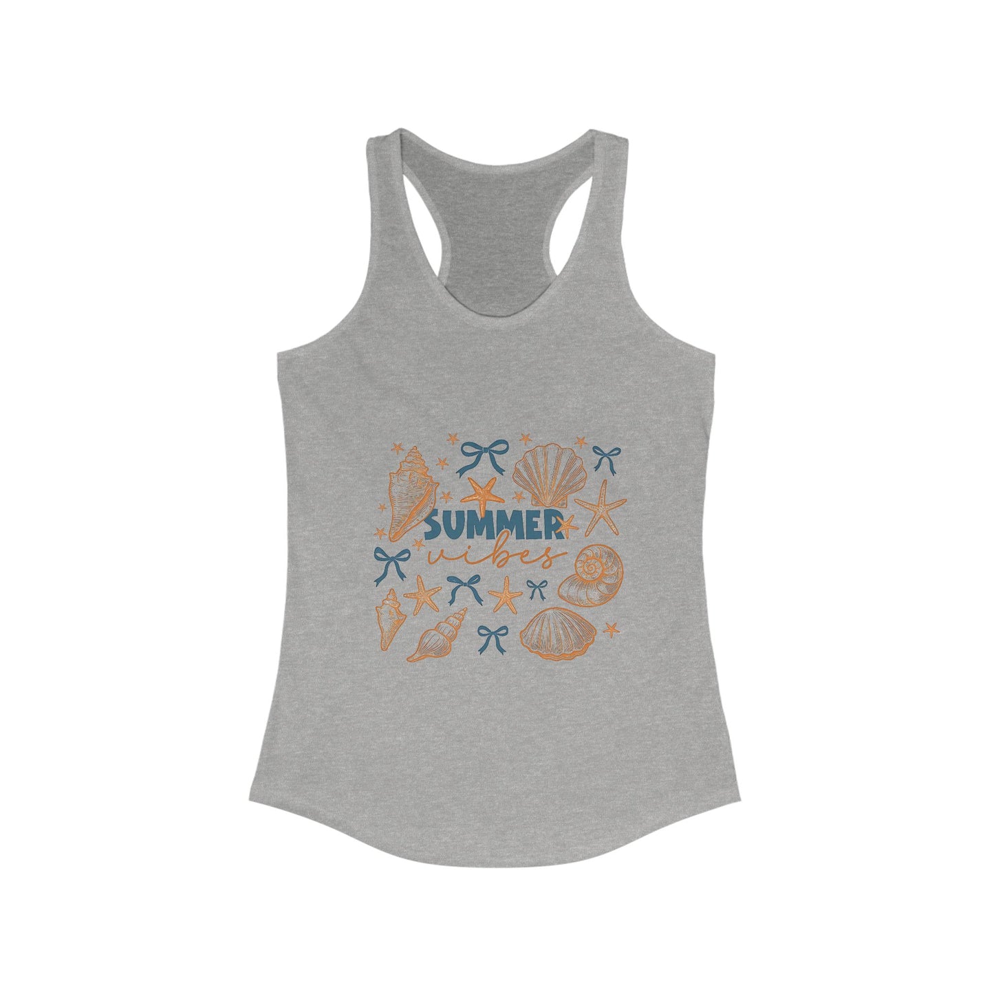 Racerback Tank - Summer Vibes Beachwear and Vacation Top