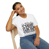 Heartfelt Choir Teacher T-Shirt, Music Educator Gift, Unisex Tee, Teacher Appreciation, Back to School, Cute and Comfy Shirt