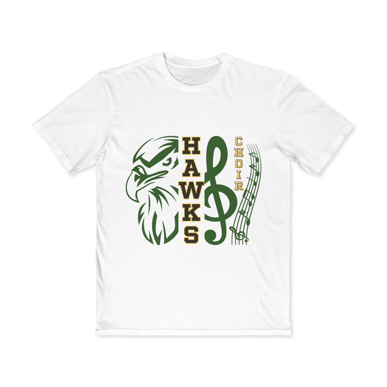 NHHS Music Choir Tee, Hawk Choir T-Shirt, Music Lover Apparel, Gift for Singers, School Spirit Shirt, Unique Music Theme Shirt