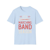Marching Band Season Unisex T-Shirt, Softstyle Tee, Music Lover Gift, Band Member Apparel, Back to School, Football Season Tee - To Be Designs