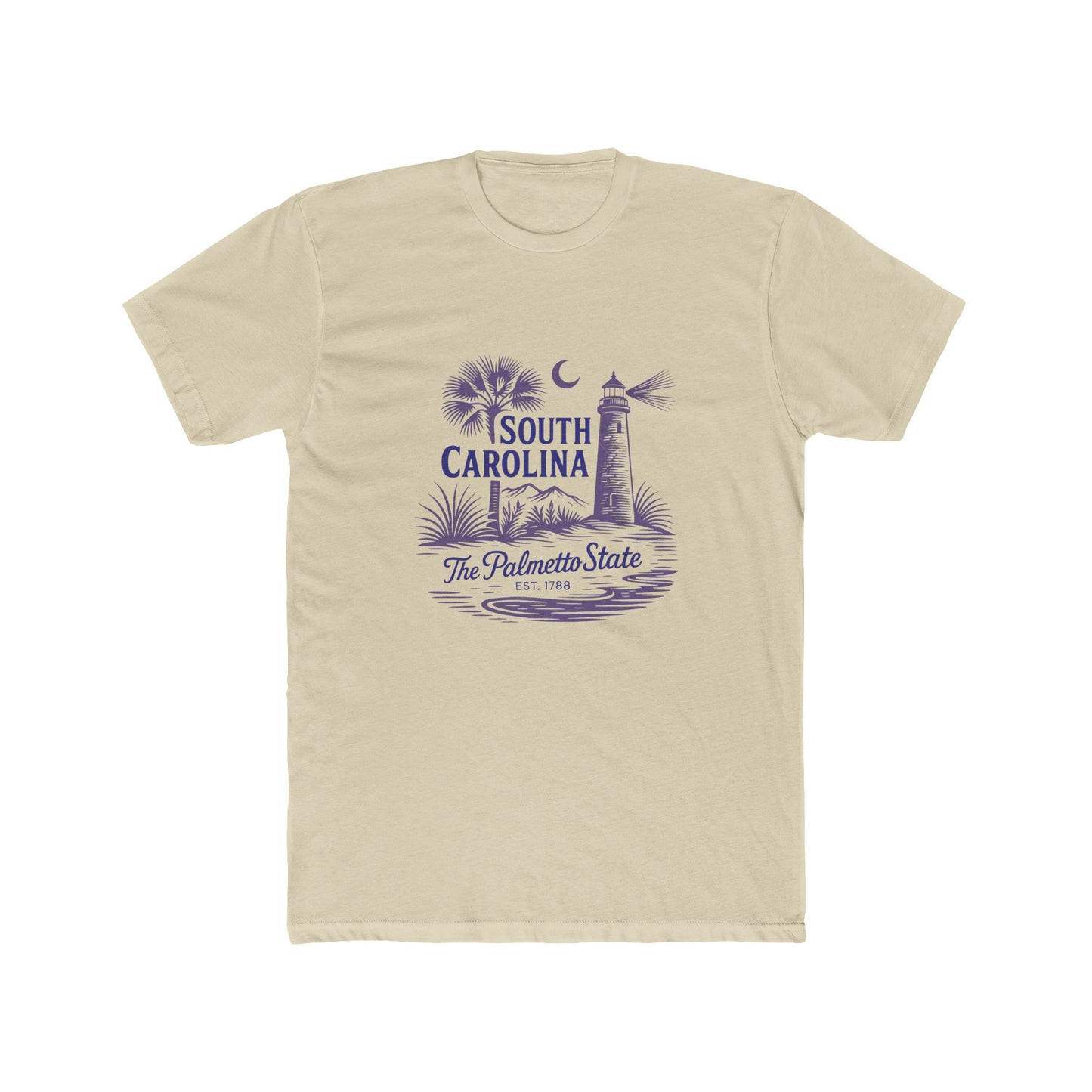 South Carolina Unisex Cotton Crew Tee, Beachwear, Souvenir Shirt, Travel Apparel, Vacation Gift, State Pride T-Shirt