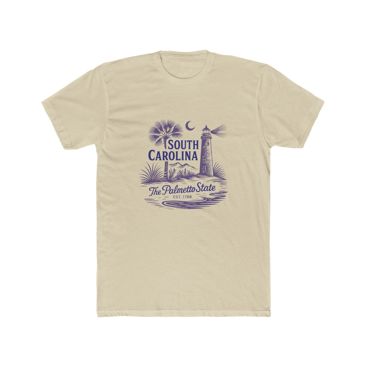 South Carolina Unisex Cotton Crew Tee, Beachwear, Souvenir Shirt, Travel Apparel, Vacation Gift, State Pride T-Shirt