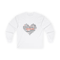 Long Sleeve Tee - Heart of a Marching Band Design - To Be Designs