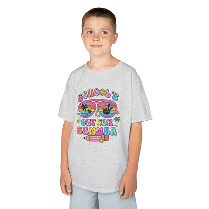 Summer Vibes Kids Tee, School's Out Shirt, Kids Summer T-Shirt, Fun Graphic Tee, Youth Casual Wear - To Be Designs