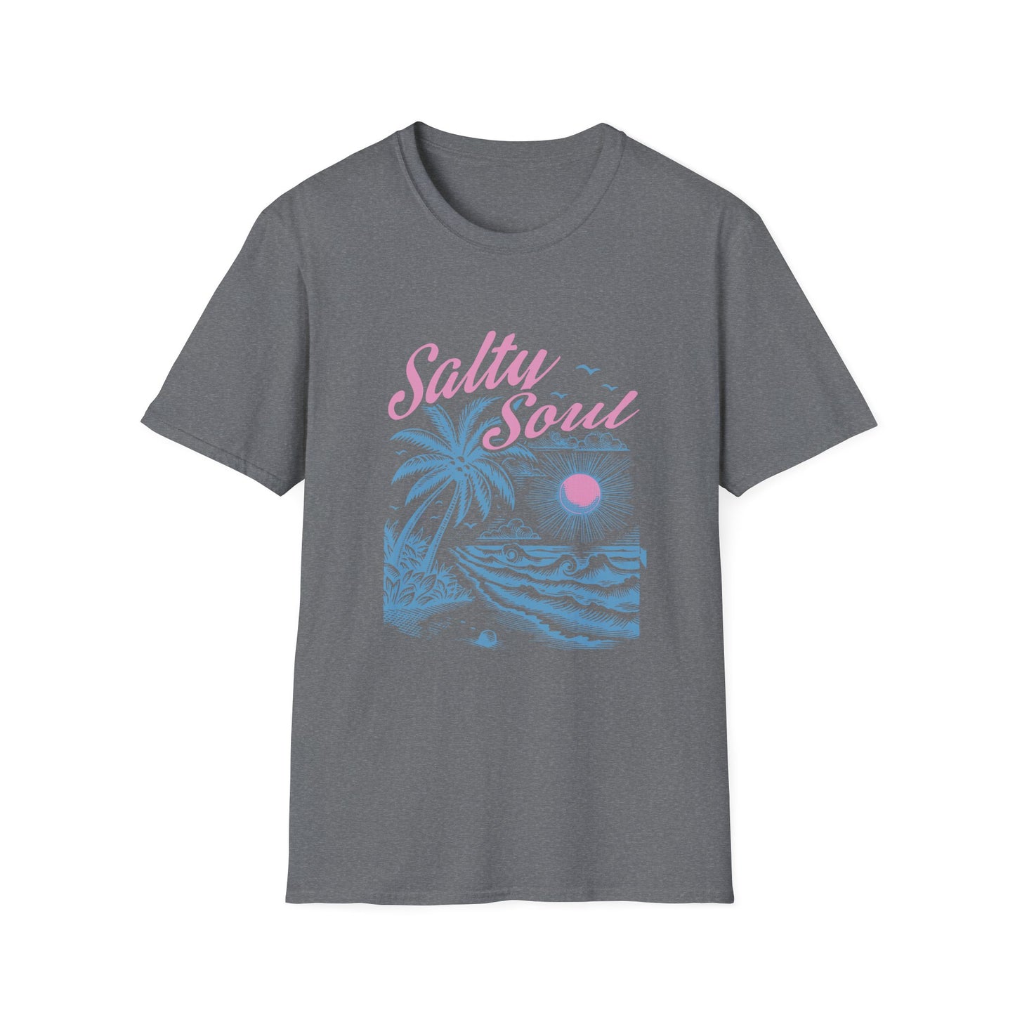Salty Soul T-Shirt, Beach Vibes Tee, Unisex Summer Shirt, Gift for Coastal Lovers, Casual Everyday Wear