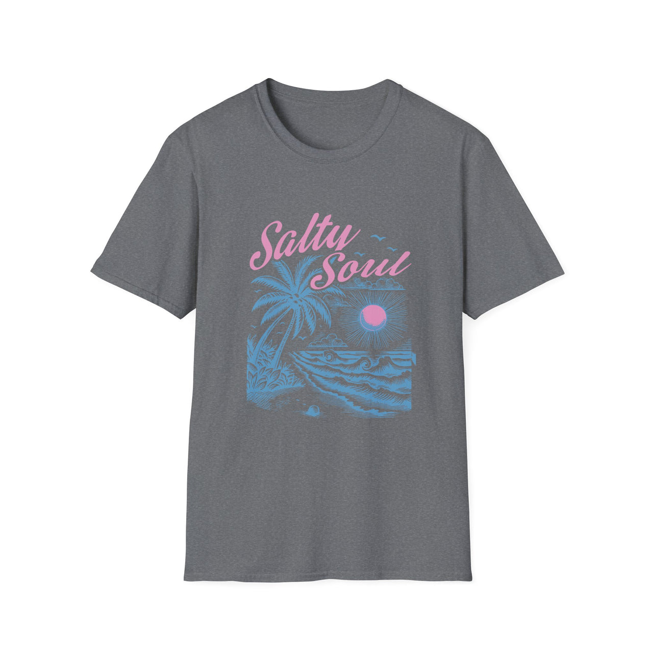 Salty Soul T-Shirt, Beach Vibes Tee, Unisex Summer Shirt, Gift for Coastal Lovers, Casual Everyday Wear