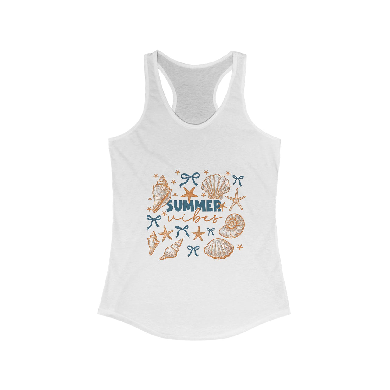 Racerback Tank - Summer Vibes Beachwear and Vacation Top