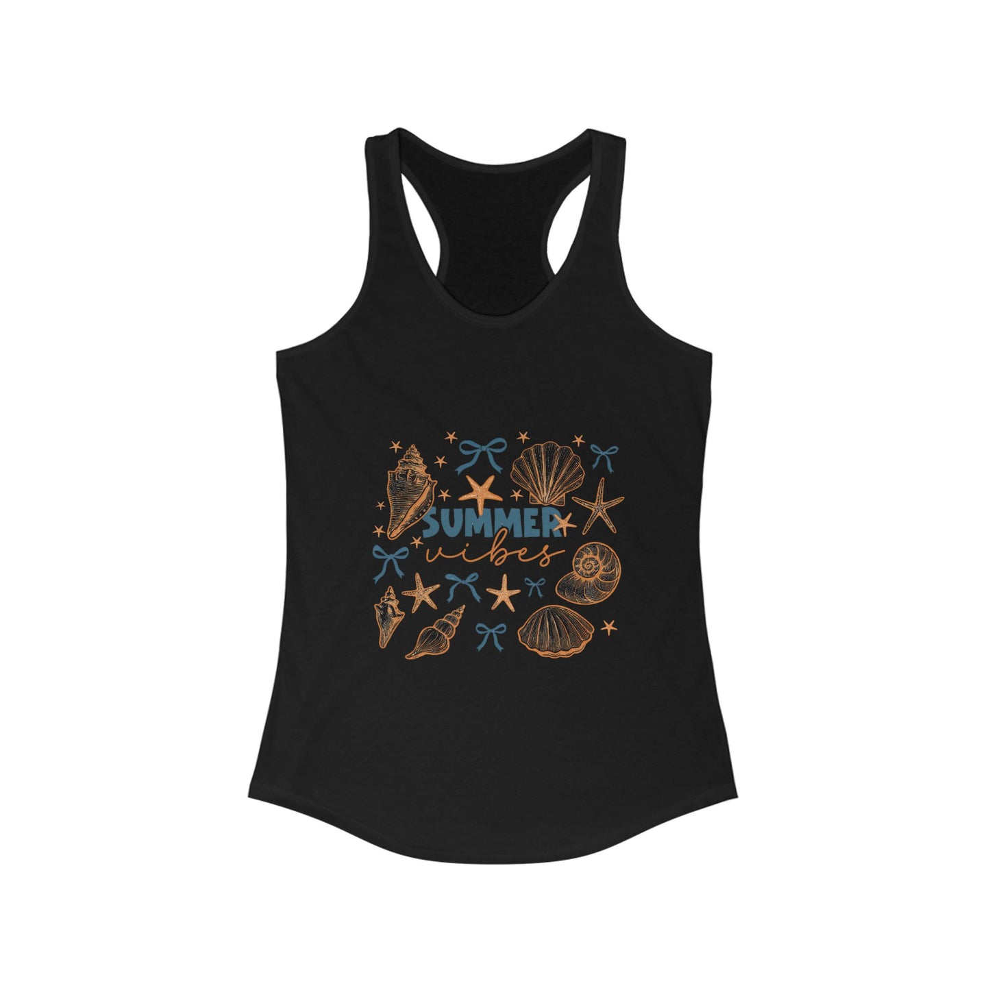 Racerback Tank - Summer Vibes Beachwear and Vacation Top