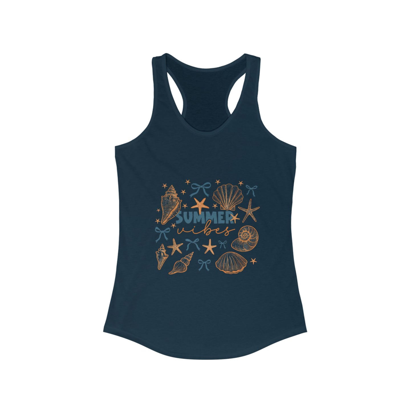 Racerback Tank - Summer Vibes Beachwear and Vacation Top