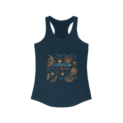 Racerback Tank - Summer Vibes Beachwear and Vacation Top