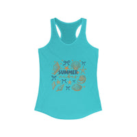 Racerback Tank - Summer Vibes Beachwear and Vacation Top