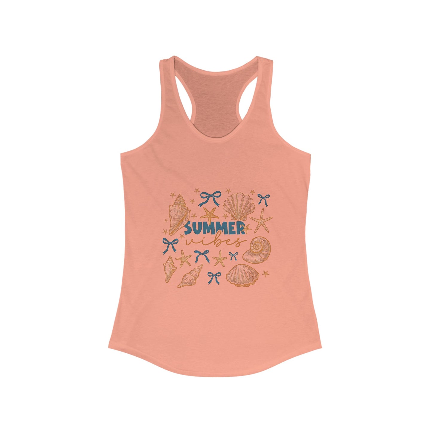 Racerback Tank - Summer Vibes Beachwear and Vacation Top