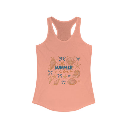 Racerback Tank - Summer Vibes Beachwear and Vacation Top
