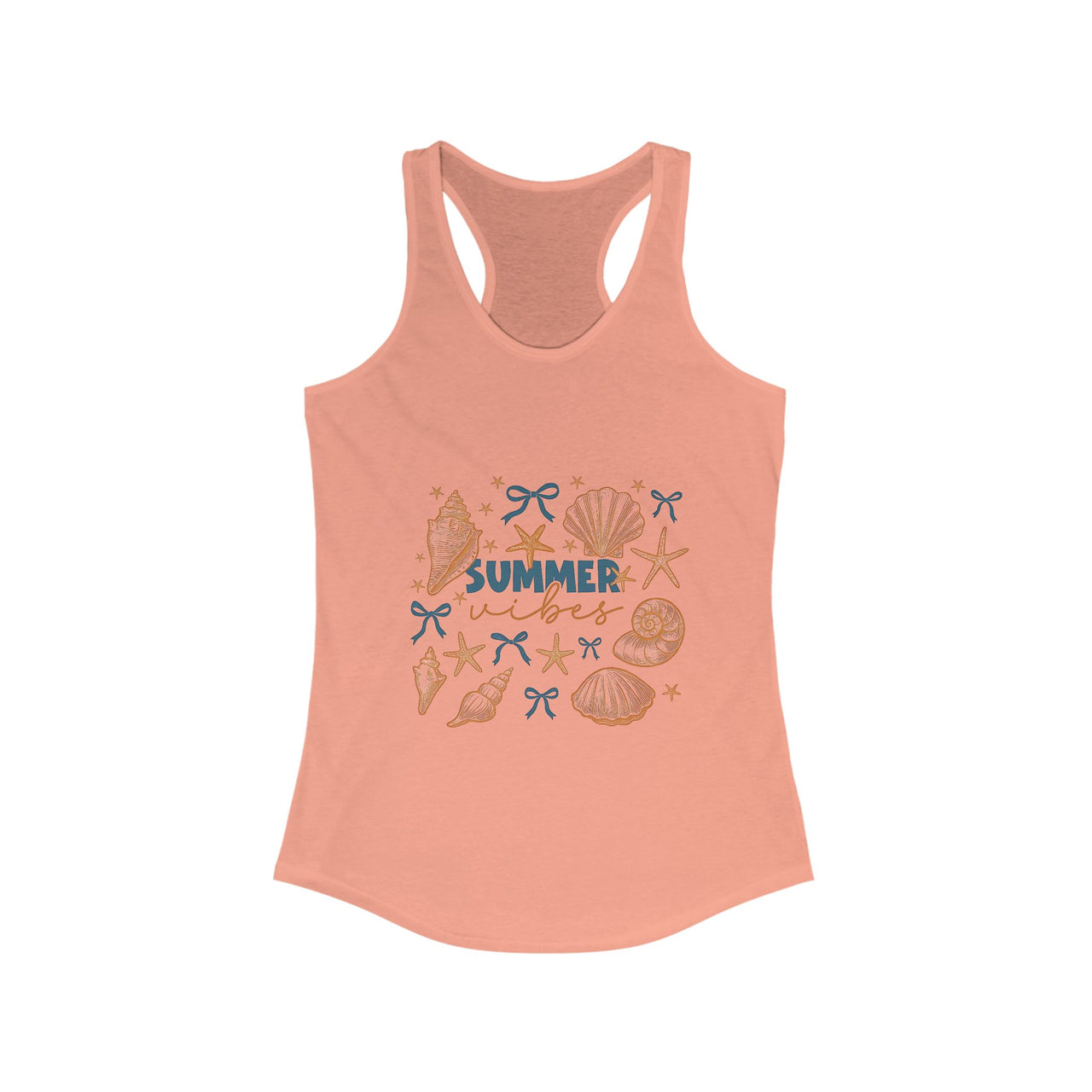 Racerback Tank - Summer Vibes Beachwear and Vacation Top