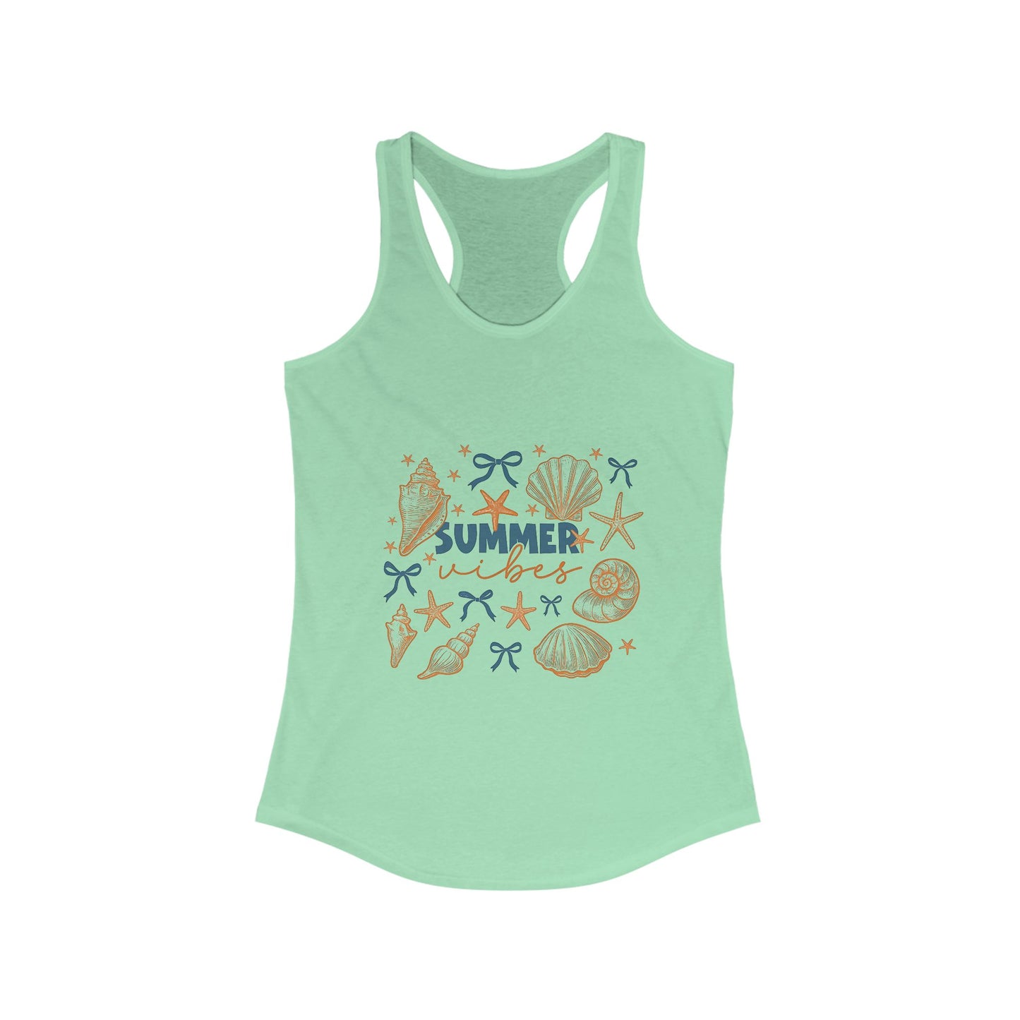 Racerback Tank - Summer Vibes Beachwear and Vacation Top