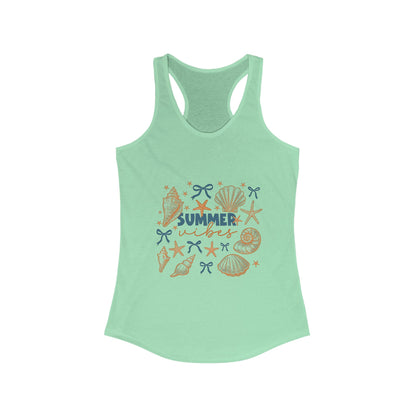 Racerback Tank - Summer Vibes Beachwear and Vacation Top