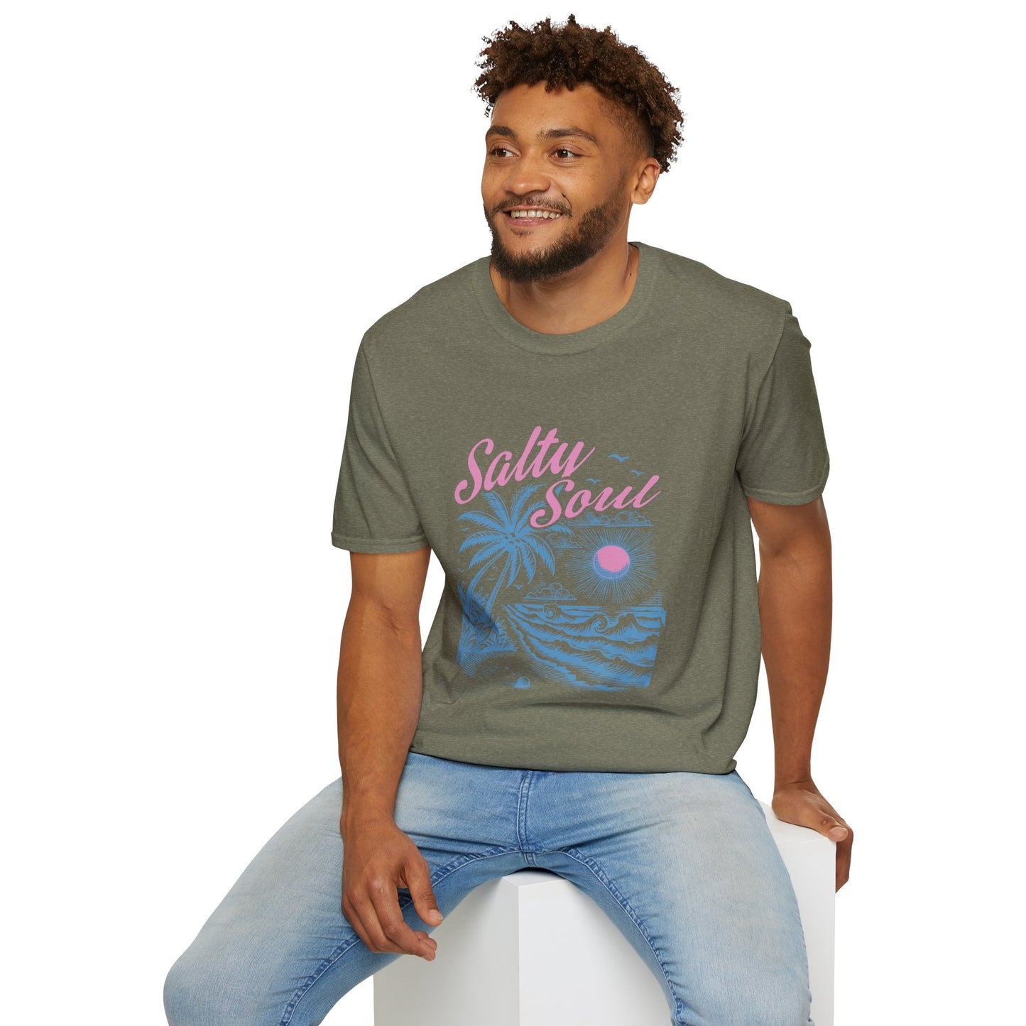 Salty Soul T-Shirt, Beach Vibes Tee, Unisex Summer Shirt, Gift for Coastal Lovers, Casual Everyday Wear
