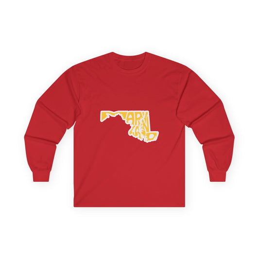 Maryland State Unisex Long Sleeve Tee